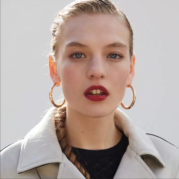 Zara Flower Boho Gold Pearl Dangle Big Long Drop Cocktail Earrings - Picture 9 of 13